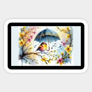 Just Singing in the Rain . Sticker